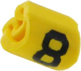 HELLERMANNTYTON Markers; Marking: 8; 1÷3mm; PVC