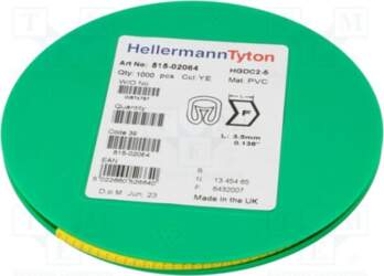 HELLERMANNTYTON Markers; Marking: F; 2÷5mm; PVC