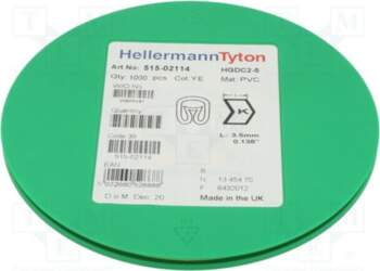 HELLERMANNTYTON Markers; Marking: K; 2÷5mm; PVC