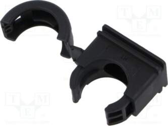 HELLERMANNTYTON Mounting holder; polyamide; HelaGuard; black