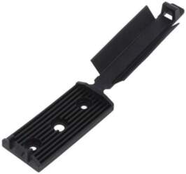 HELLERMANNTYTON Screw mounted clamp; polyamide; black