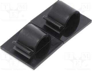 HELLERMANNTYTON Self-adhesive cable holder; Øbundle :