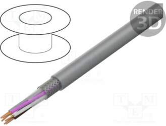 HELU Wire; LiY-CY; 6x0.75mm2; shielded
