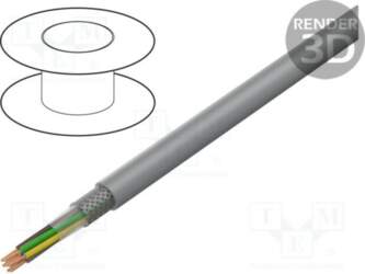 HELU Wire; LiY-CY; 6x1mm2; shielded,tinned