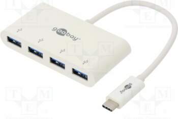 Hub USB; USB A socket x4