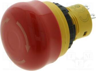 IDEC Switch: emergency stop; 16mm; Stabl