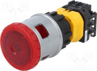 IDEC Switch: emergency stop; 30mm; Stabl