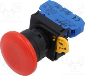 IDEC Switch: push-button; 22mm; Stabl.pos: