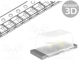 Inolux Programmable LED; red; SMD; 0603