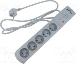 KEL Plug socket strip: protective; Sockets: