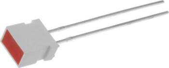 KINGBRIGHT ELECTRONIC LED; red; rectangular; 6