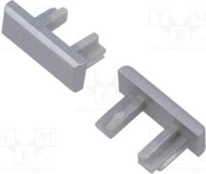 KLUŚ Cap for LED profiles; silver