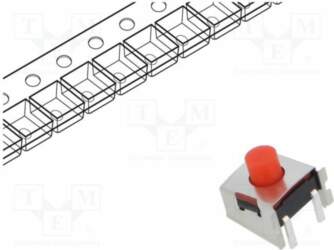KNITTER-SWITCH Microswitch TACT; SPST-NO; Pos: 2