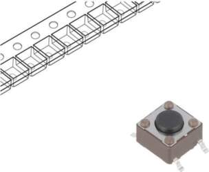 KNITTER-SWITCH Microswitch TACT; SPST-NO; Pos: 2