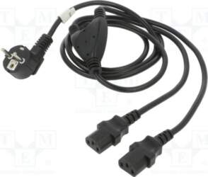 LANBERG Cable; CEE 7/7 (E/F) plug