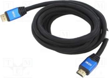 LANBERG Cable; HDMI plug,both sides