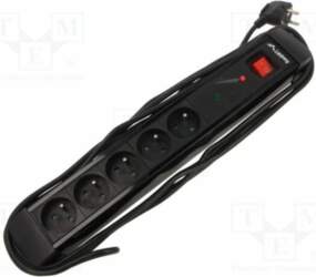 LANBERG Plug socket strip: protective; Sockets: