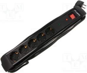 LANBERG Plug socket strip: protective; Sockets: