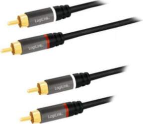 LOGILINK Cable; RCA plug,both sides