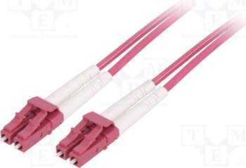LOGILINK Fiber patch cord; OM4; LC/UPC