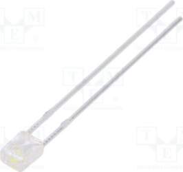 LUCKY LIGHT LED; white cold; rectangular