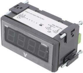 LUMEL Voltmeter; digital,mounting; 0÷100V; LED