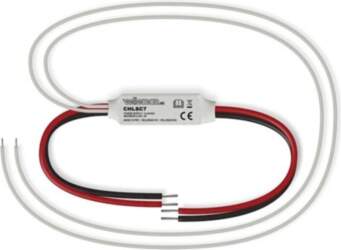 Mini LED-dimmer, controlled by external push