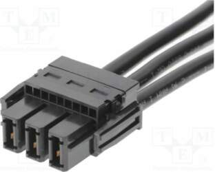 MOLEX Cable; female; PIN: 3; 2m