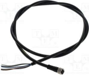 MOLEX Connector: M8; 1m; IP67; for