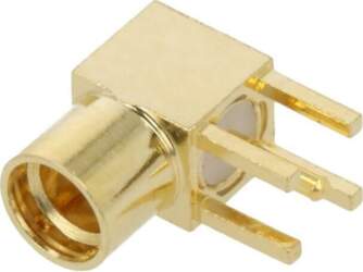 MOLEX Connector: MMCX; socket; female; angled