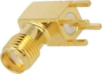 MOLEX Connector: SMA; socket; female; angled