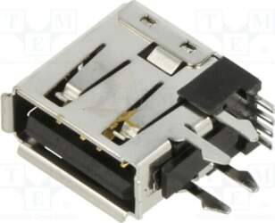 MOLEX Connector: USB A; socket; on