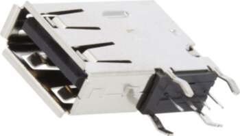MOLEX Connector: USB A; socket; on