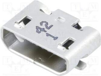 MOLEX Connector: USB B micro; socket