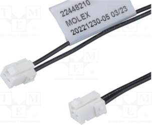 MOLEX Socket; PIN: 2; compression; 2mm