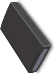 MOULDED PROJECT BOX - DARK GREY