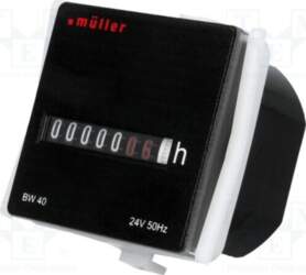 MULLER Counter: electromechanical; working time; mechanical