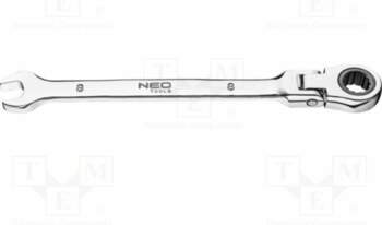 NEO TOOLS Wrench: combination spanner; rattle