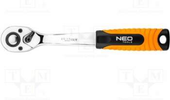NEO TOOLS Wrench: rattle; 3/8"; with
