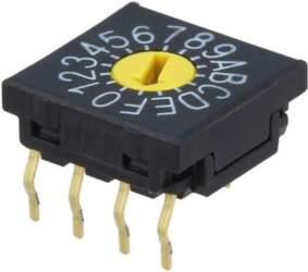 NKK SWITCHES Encoding switch; HEX/BCD; Pos: