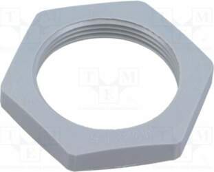 Nut; M32; 41mm; light grey; Thread: