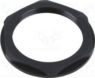Nut; M63; polyamide 6; 75mm; black