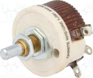 OHMITE Potentiometer: shaft; 10Ω; single turn