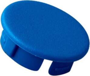 OKW Cap; ABS; blue; push-in; round
