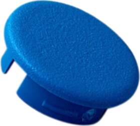 OKW Cap; ABS; blue; push-in; round