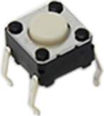 OMRON Electronic Components Microswitch TACT; SPST-NO