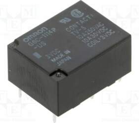 OMRON Electronic Components Relay: electromagnetic; Ucoil: