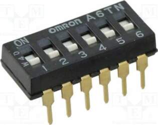 OMRON Electronic Components Switch: DIP-SWITCH; Poles