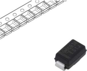 ONSEMI Diode: rectifying; SMD; 600V; 1A