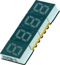 OPTOSUPPLY Display: LED; 7-segment; 7mm; 0